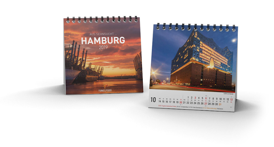 Hamburg Tischkalender 2019